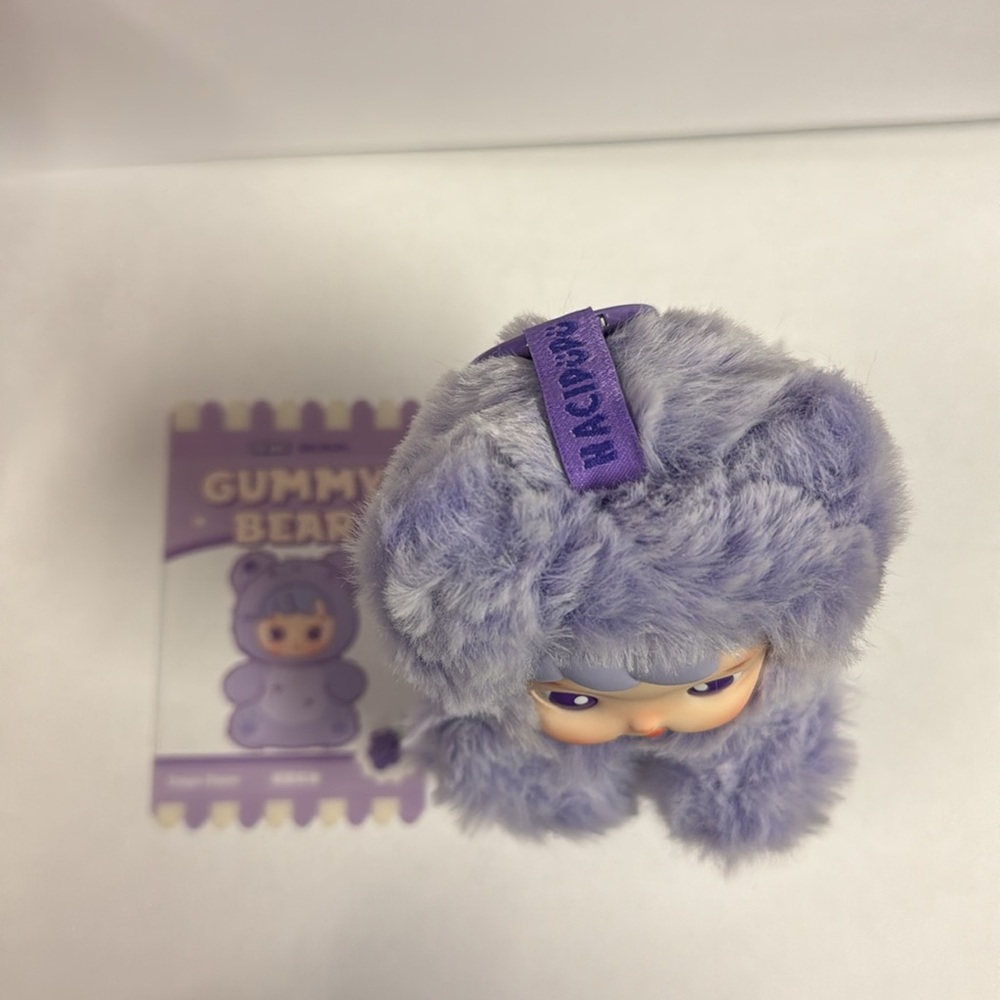 NWOT HACIPUPU Gummy Bear Series-Vinyl Plush Pendant - Grape Flavor (Authentic) - Picture 3 of 11